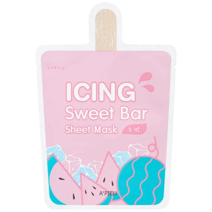 A'PIEU Icing Sweet Bar kosteuttava kangasnaamio vesimeloni 1 kpl