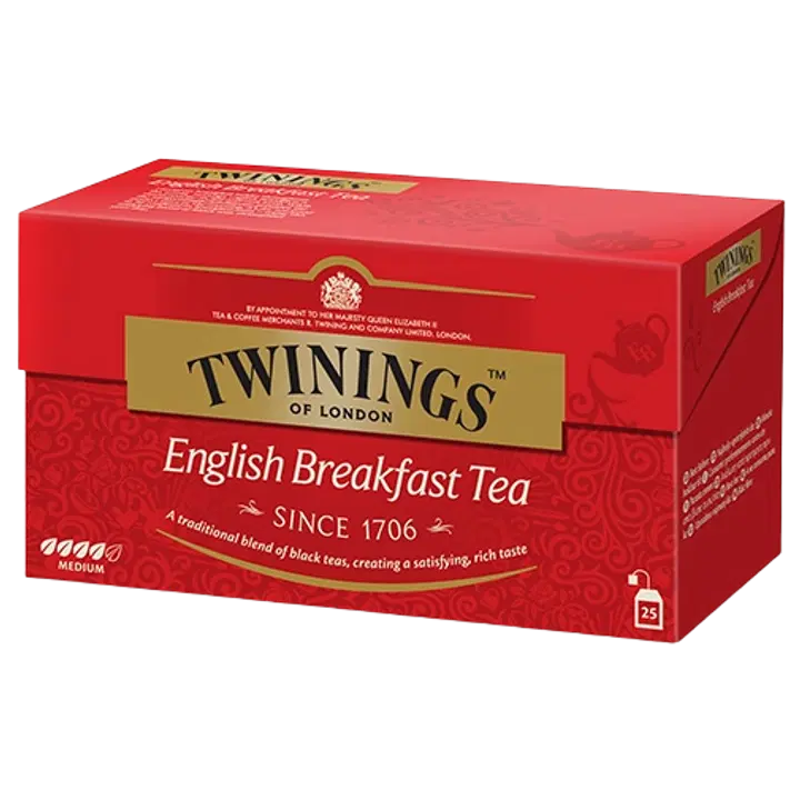 Twinings 25x2g English Breakfast tee