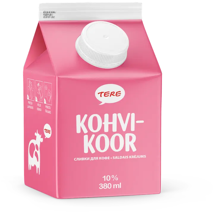 Tere Kohvikoor 10%, 380 ml