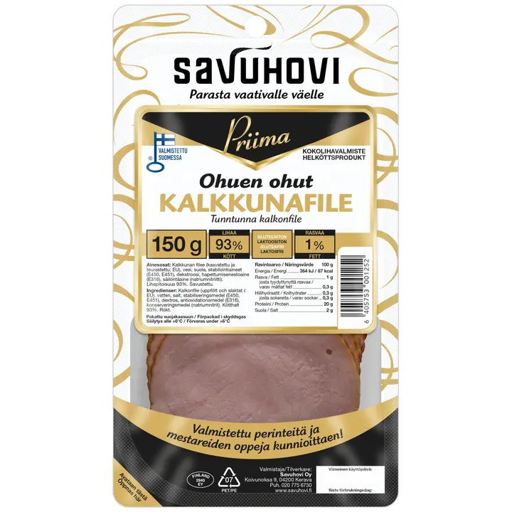 Savuhovi Õhuke kalkunifilee viil 150g