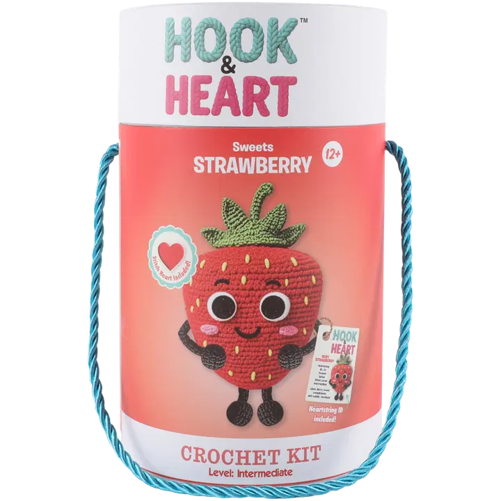 Pysselset Hook & Heart Shy Strawberry