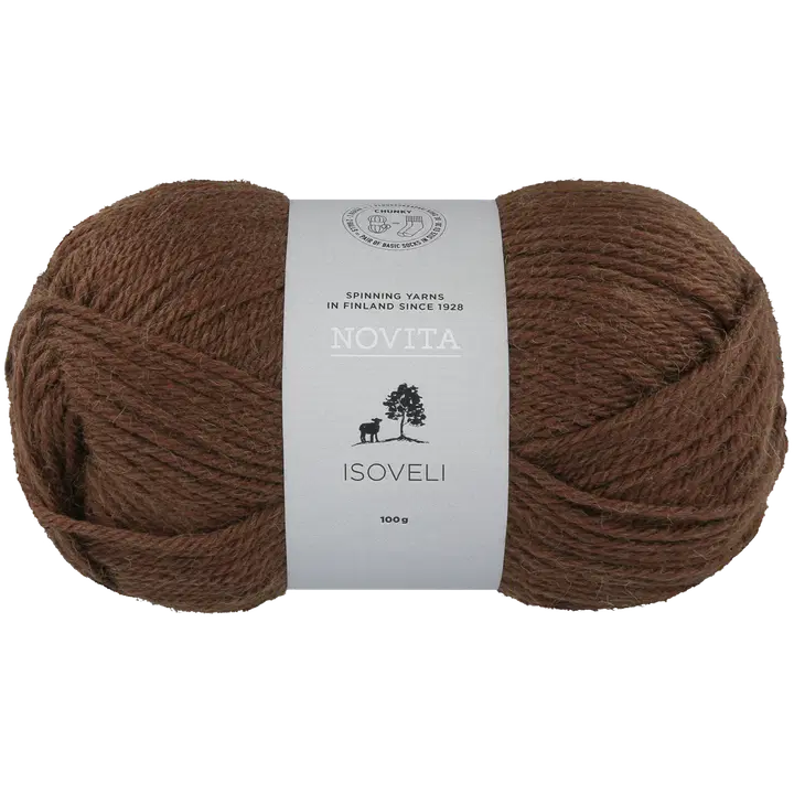 Novita lanka Isoveli 100 g kaarna 673