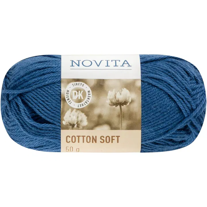Novita Cotton Soft 50g keskiyö 171