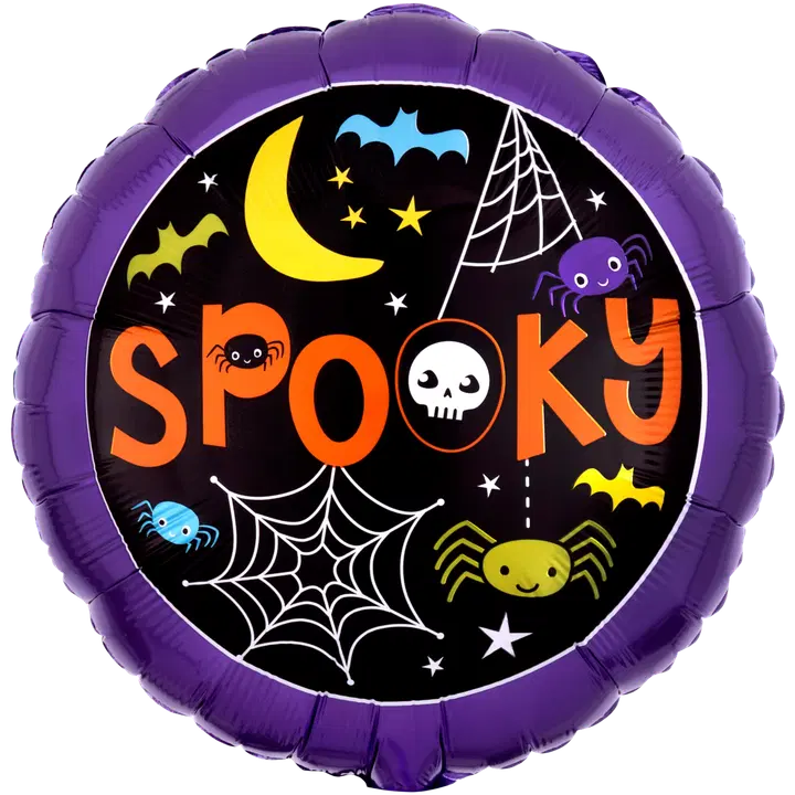 Halloween spooky spindlar folieballong
