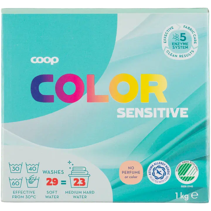 Pesupulber Coop Color Sensitive 1kg