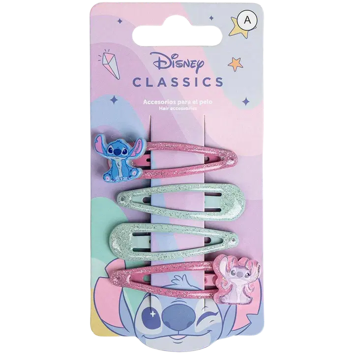 Stitch Hiuspinnit 4 kpl