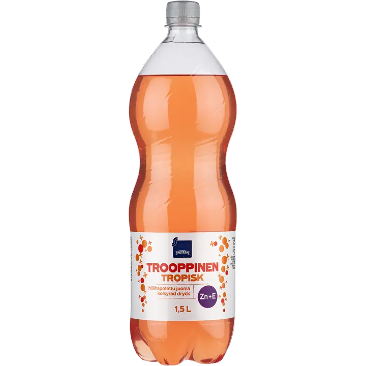 Rainbow trooppinen Zn+E hiilihapotettu juoma 1,5l