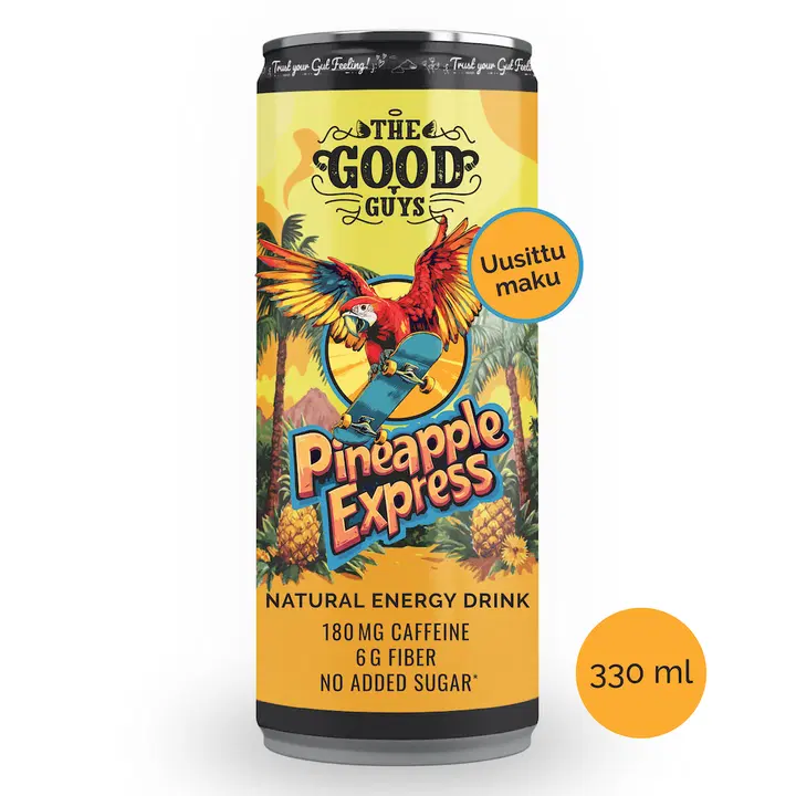 The Good Guys Pineapple Express Natural Energy Drink 330ml