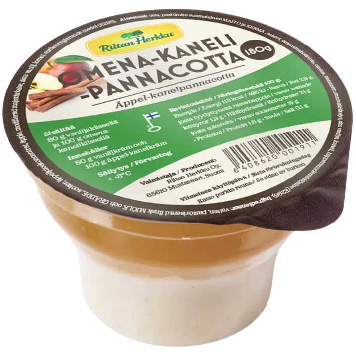 Riitan Herkku Omena-kanelipannacotta 180g