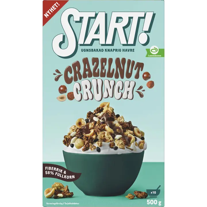 START! Crazelnut Crunch granola 500g