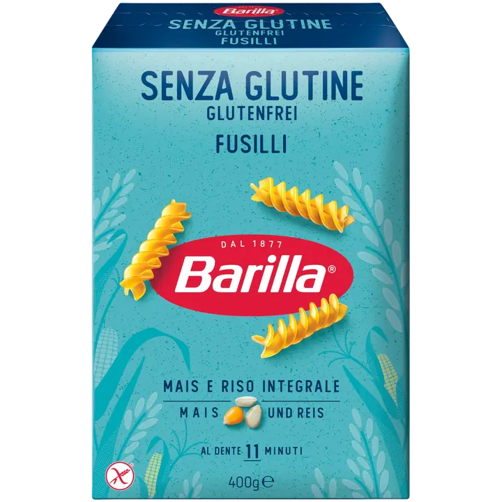 Barilla Fusilli gluteeniton pasta 400g
