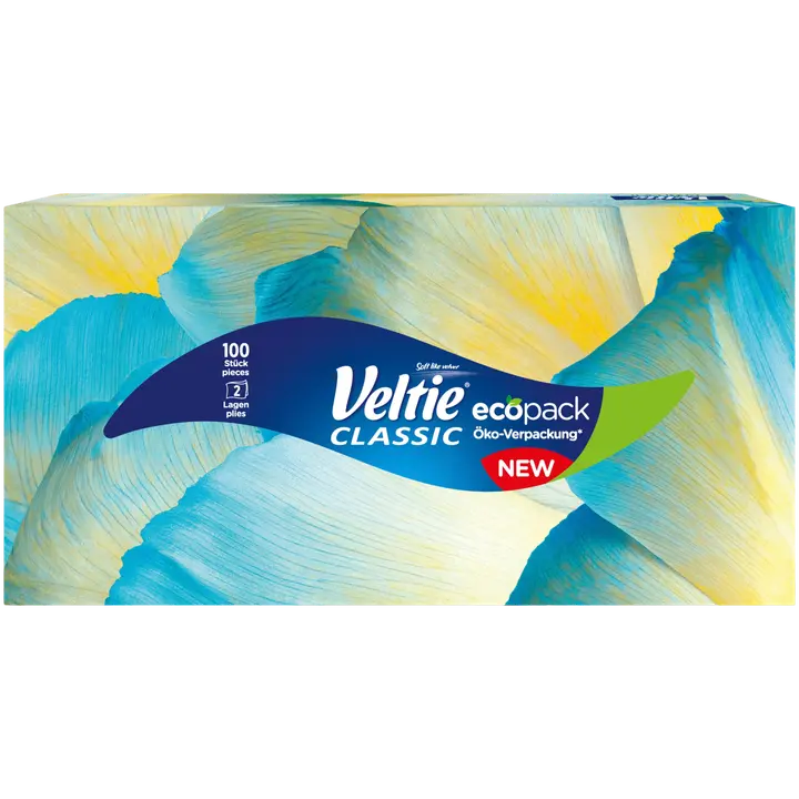 Veltie kasvopaperi/nenäliina classic 100 kpl 2 krs