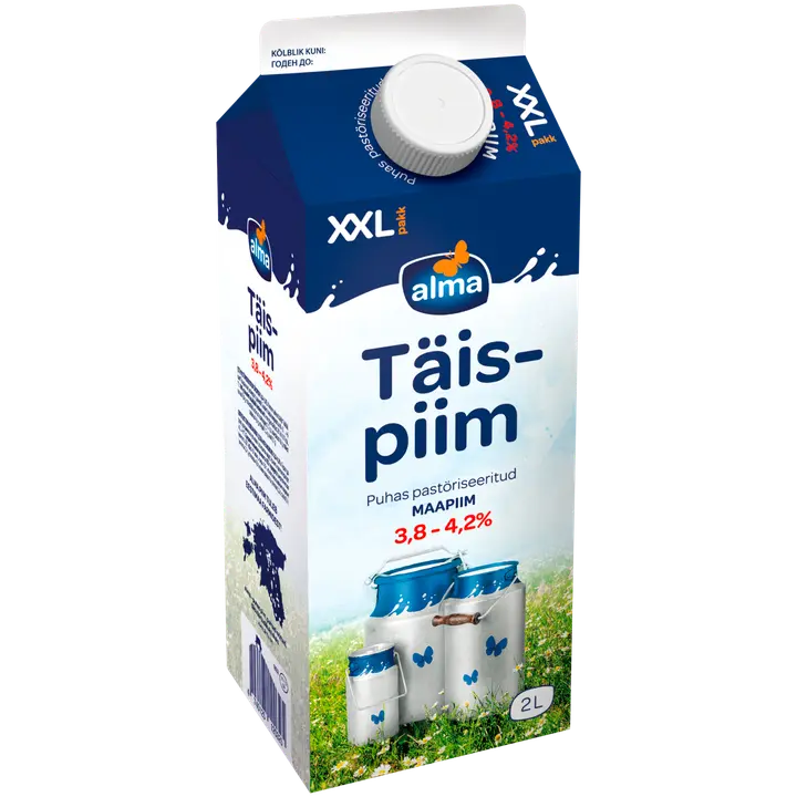 Alma täispiim 3,8-4,2% 2l