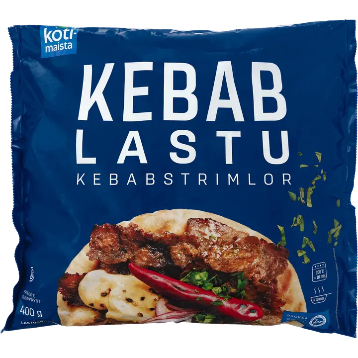 Kotimaista Kebablastu 400g pakaste