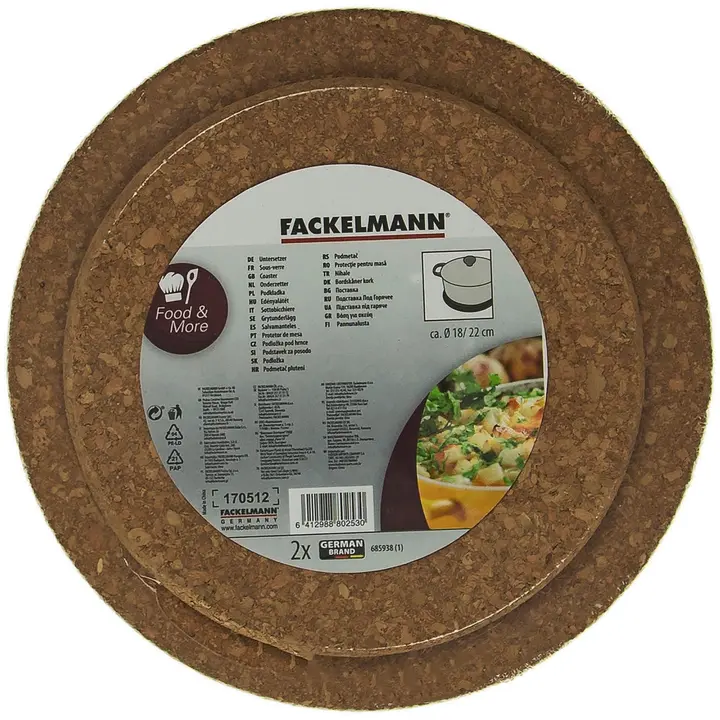 Fackelmann korkkinen pannunalunen 2 kpl