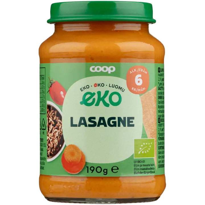 Coop lasanje 6k, 190g
