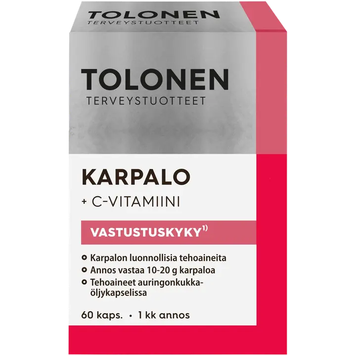 Tolonen Karpalo + C-vitamiini 60kaps