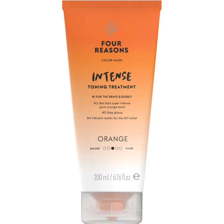 Four Reasons Color Mask Intense Toning Treatment Orange sävyttävä tehohoito 200 ml