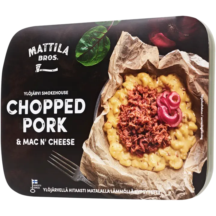 Mattila Bros. Smokehouse Chopped pork & mac n' cheese 280g
