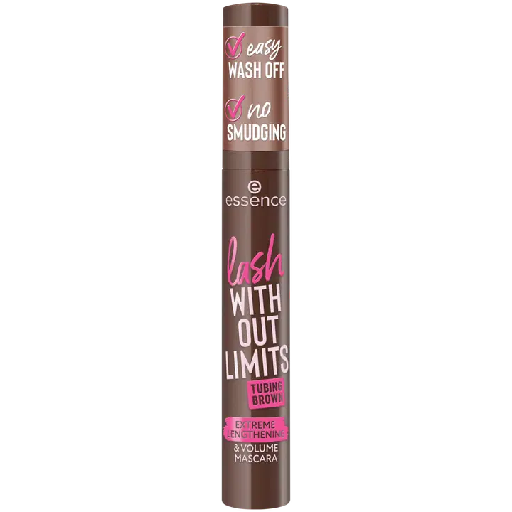 essence lash WITHOUT LIMITS TUBING BROWN EXTREME LENGTHENING & VOLUME MASCARA 05 Brown Tubing 13 ml