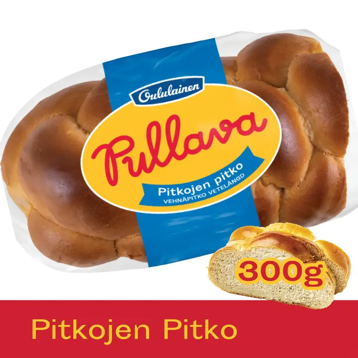 Oululainen Pullava Pitkojen Pitko 300g, vehnäpitko