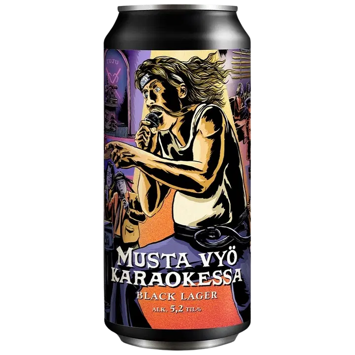 Panimoyhtiö Tuju Oy Musta Vyö Karaokessa 5,2% Black Lager