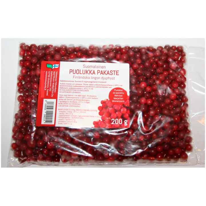 Suomalainen puolukka Mattilan Marjatila 200 g pakaste