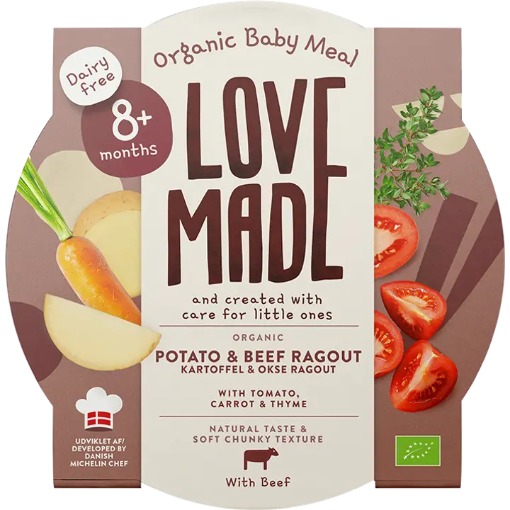 LoveMade ökoloogiline kartuli-loomalihapada 8k+ 185g