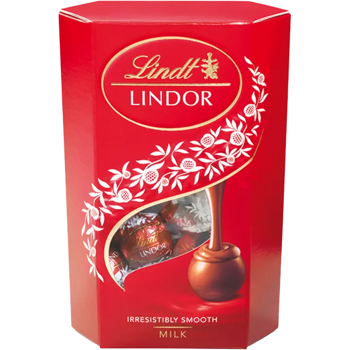 Lindt LINDOR Maitosuklaakuula pehmeällä täytteellä 500g