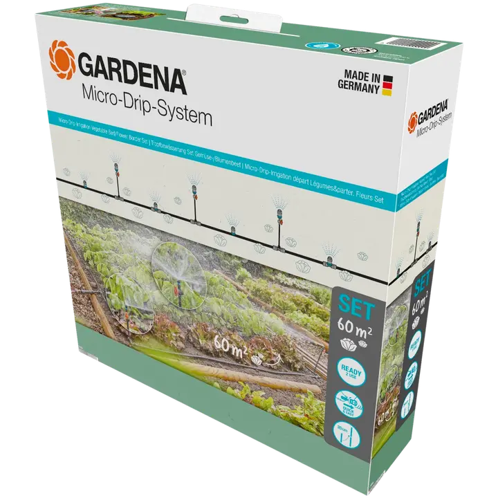 Gardena Micro-Drip-kastelusarja istutusalueelle