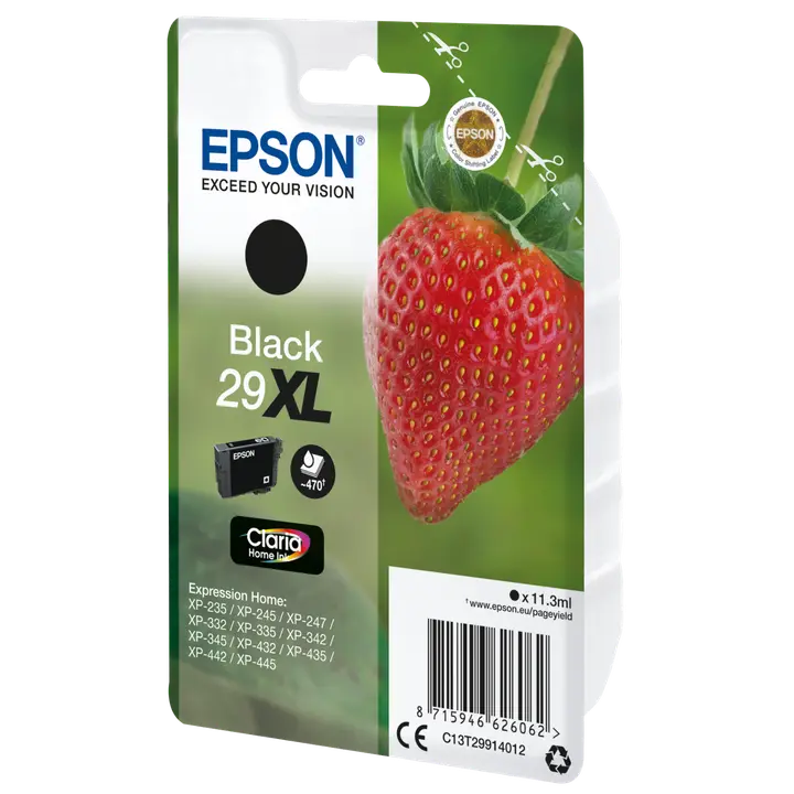 Epson 29XL mustepatruuna musta