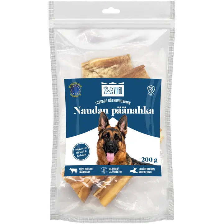 Viksu koiralle naudan päänahka 200 g