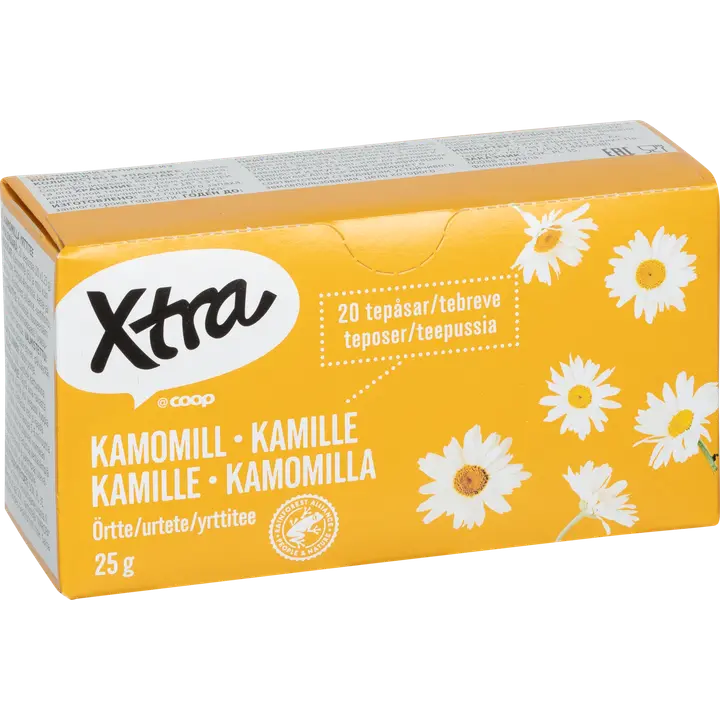 Xtra kamomilla-yrttitee 20 x 1,25 g