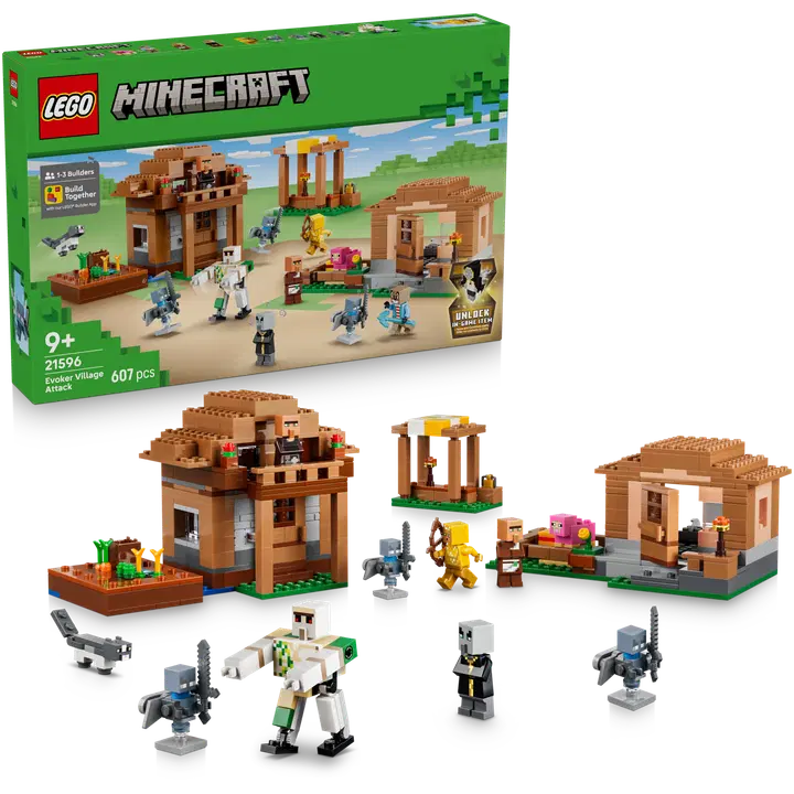 LEGO® Minecraft 21596 Byattack med uppväckare