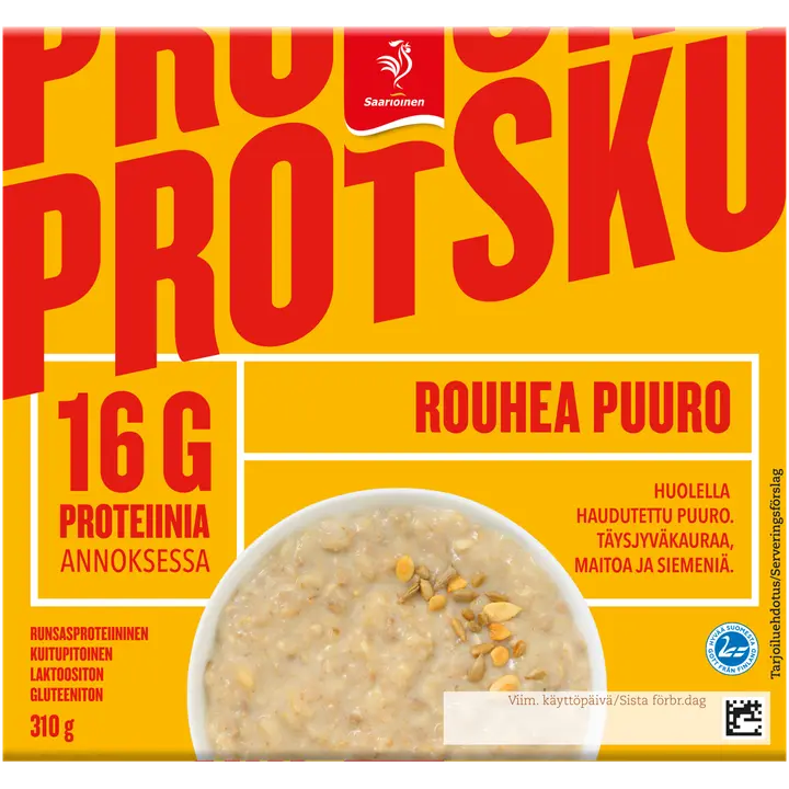 PROTSKU Proteiinirikas täisterakaerapuder 310 g