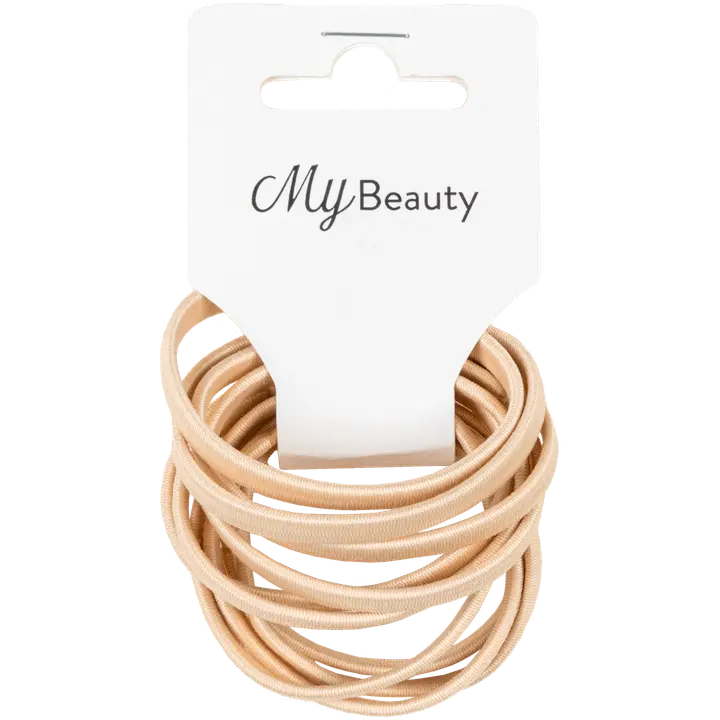 MY BEAUTY hiuslenkki beige litteä10kpl