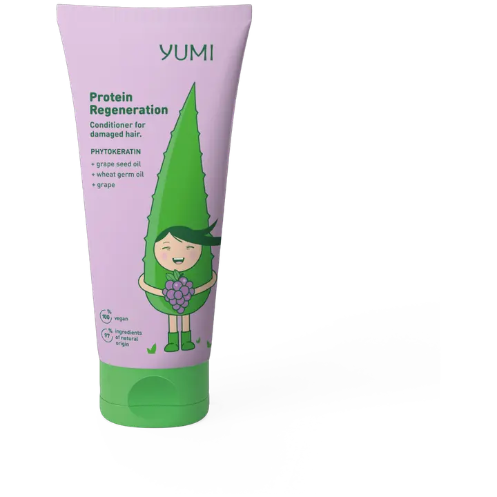 Yumi korjaava hoitoaine vaurioituneille hiuksille viinirypäle 200 ml