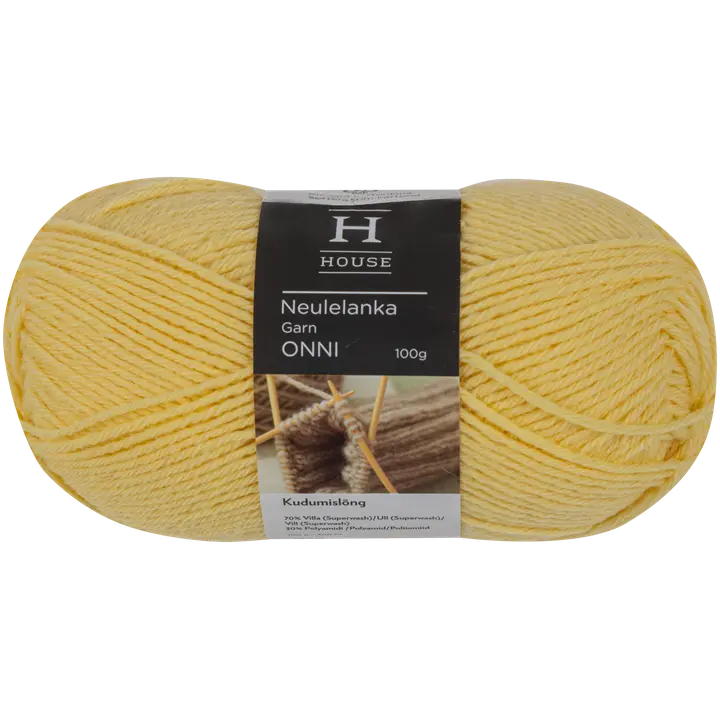Lõng Onni 100g kollane