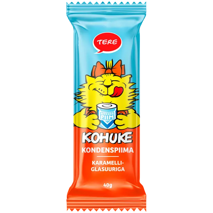 Tere Kohuke kondenspiima ja karamelliglasuuriga 40 g