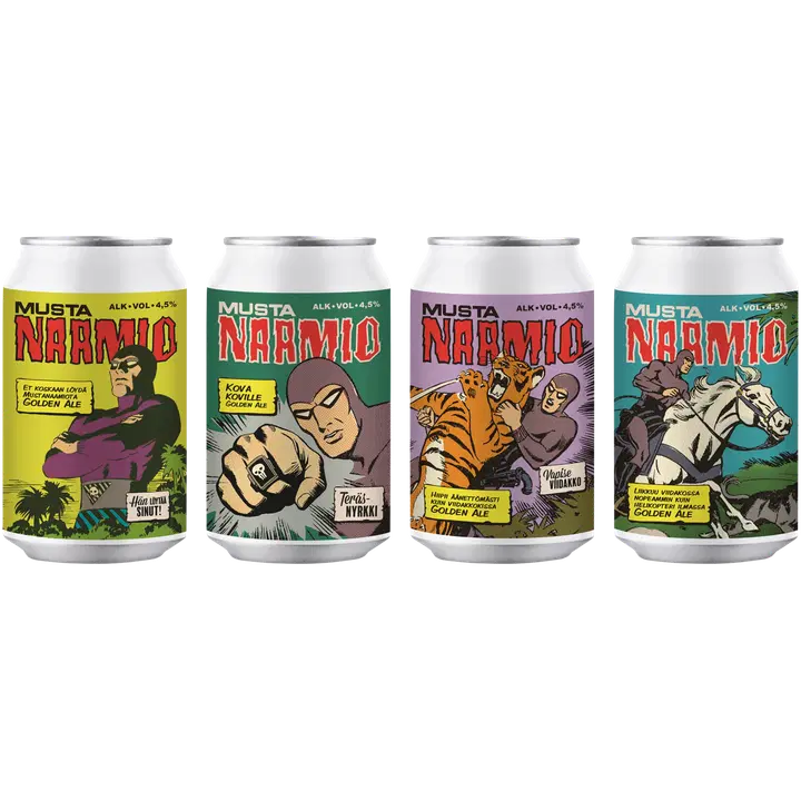 Maku Brewing Mustanaamio Ale 4,5% 0,33l olut tölkki