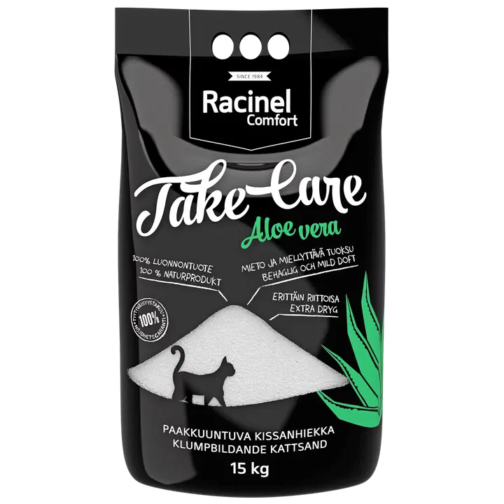 Racinel Comfort Aloe kissanhiekka 15kg