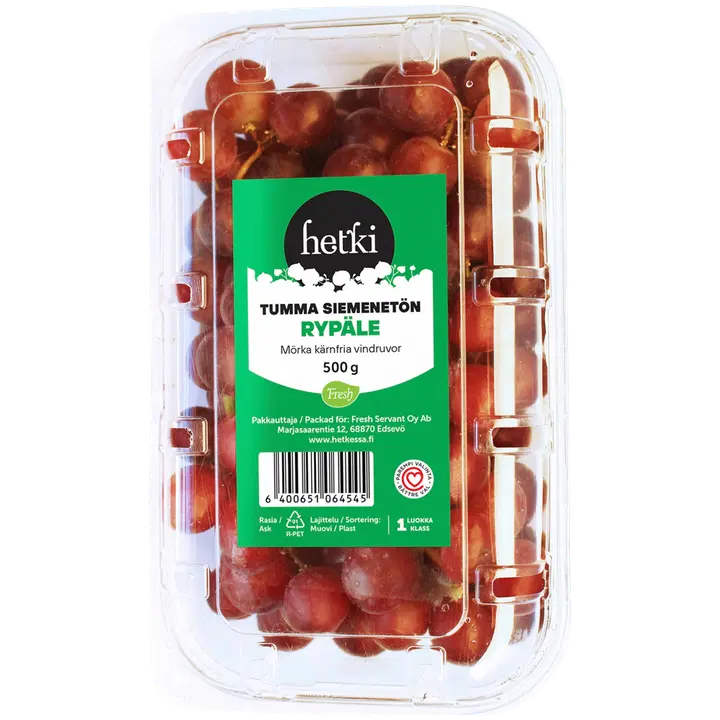 Fresh Hetki Tumma siemenetön rypäle 500g NA