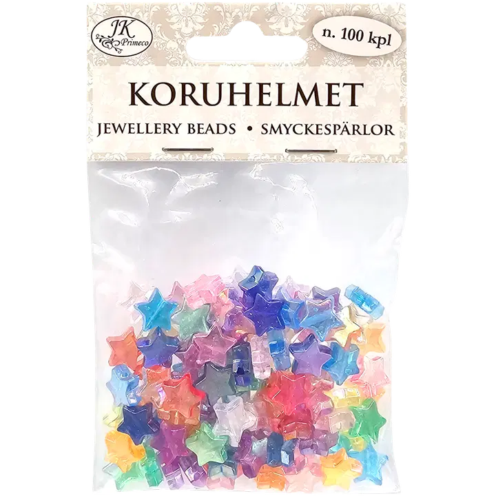 J.K. Primeco koruhelmet Tähti värilajitelma 100kpl