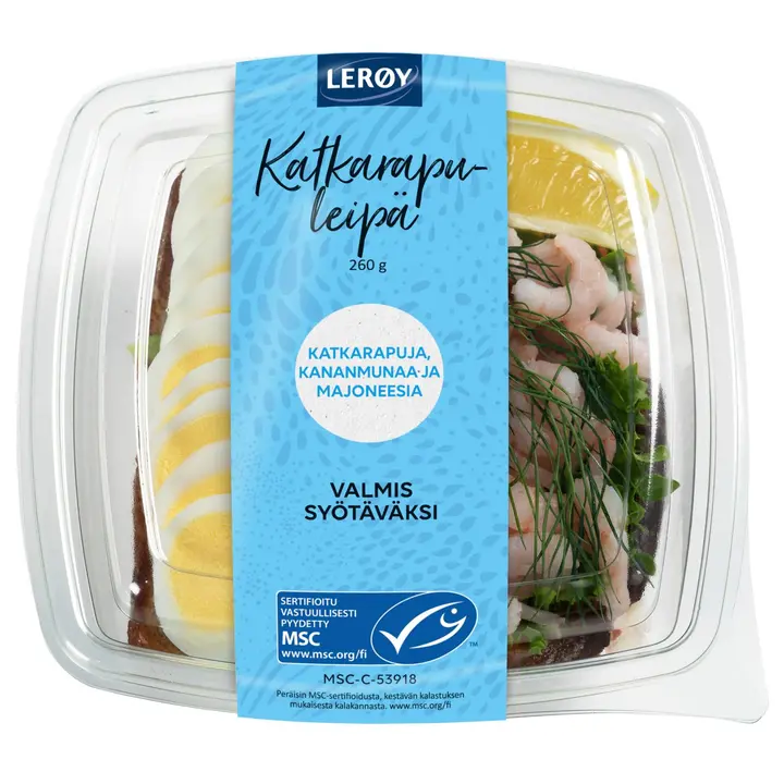 Lerøy katkarapuleipä MSC 260 g