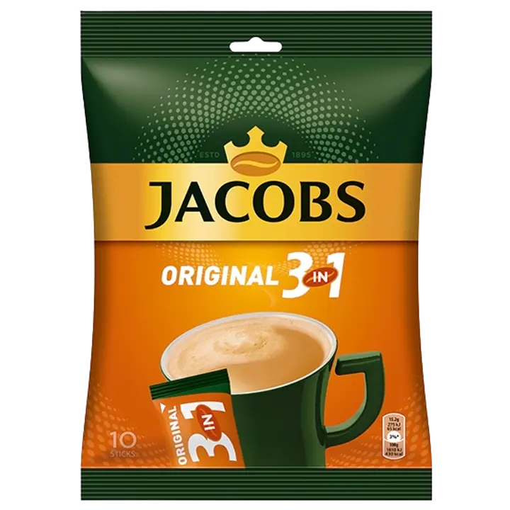 Lahustuv kohvijook 3 In 1 kotis 10 X 15,2 g