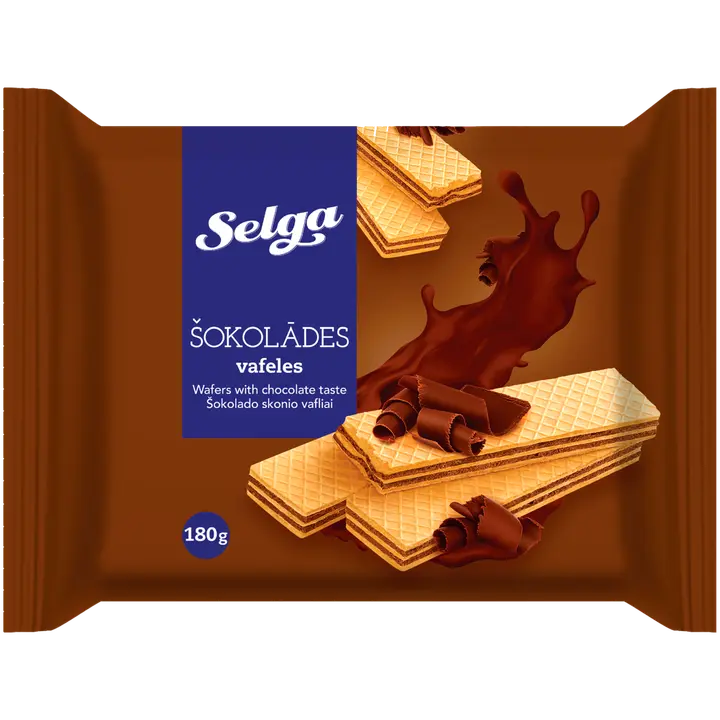 Selga šokolaadimaitseline vahvel 180 g