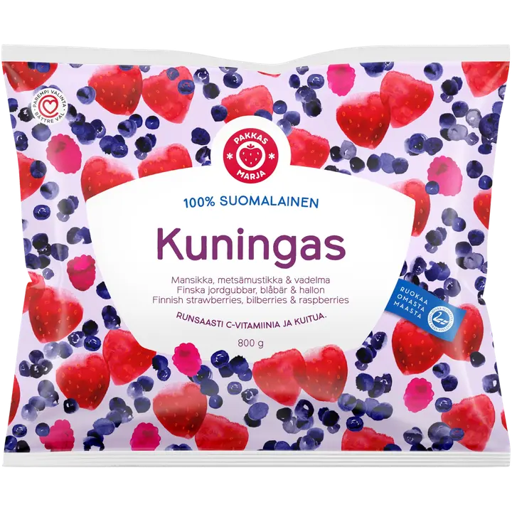 Pakkasmarja 800g Suomalainen Kuningas Marjasekoitus