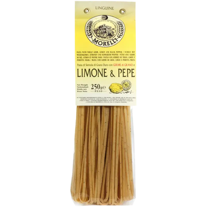 Morelli sitruuna&pippuri nauhapasta 250g