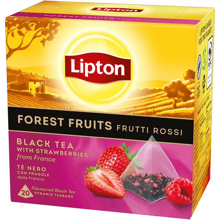 Lipton Forest Fruit 20pss musta tee