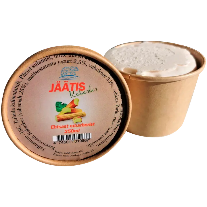 Rabarberi jogurtijäätis 200g